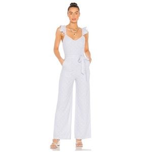 NWT Lovers + Friends Pastel Blue Puglia Jumpsuit